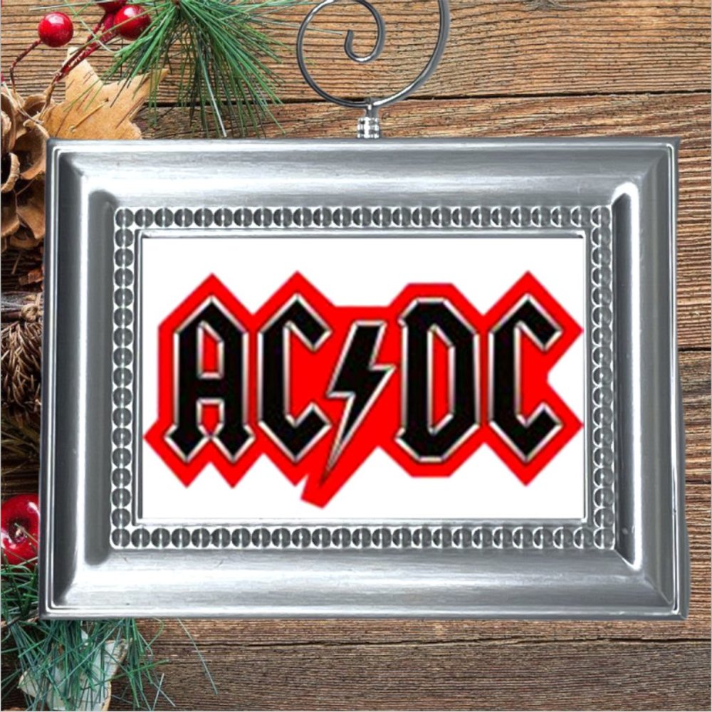 AC/DC Rock Band Christmas Tree Ornament
